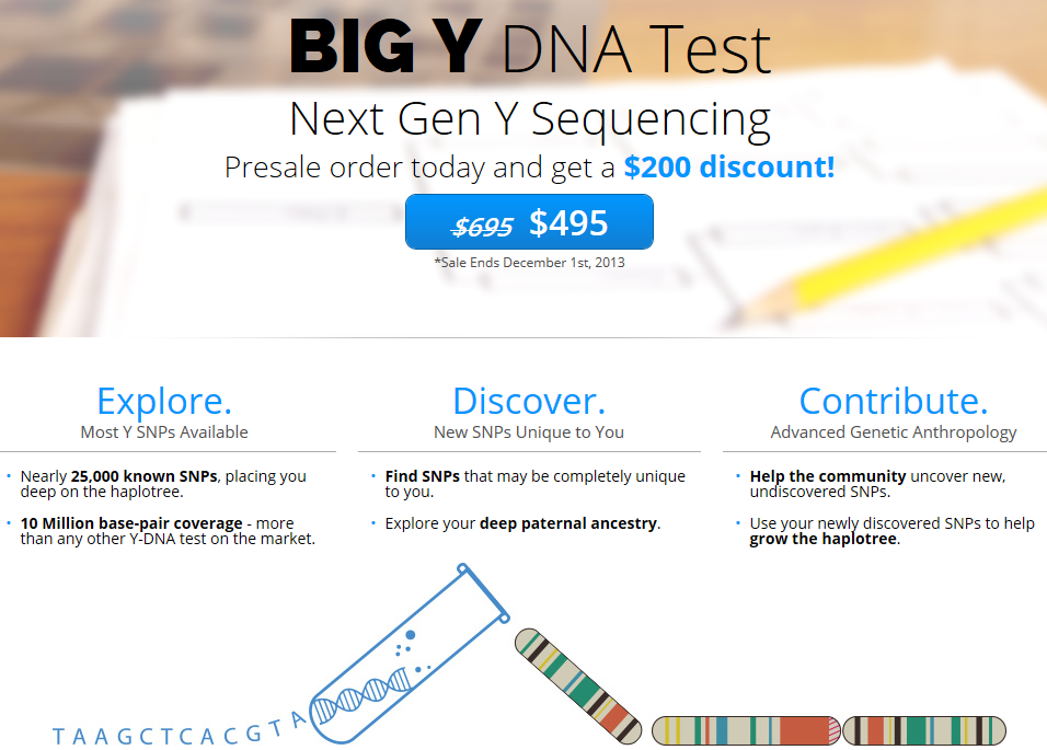 Family Tree DNA Announces “The Big Y” | DNAeXplained – Genetic Genealogy